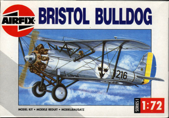 Bristol Bulldog, LIFE-LIKE Hobby Kits 09609 (1972)